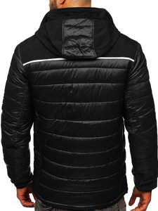 Bolf Herren Übergangsjacke Schwarz  K104