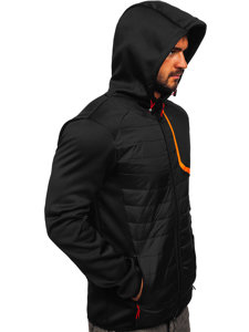 Bolf Herren Übergangsjacke Schwarz  KS2143