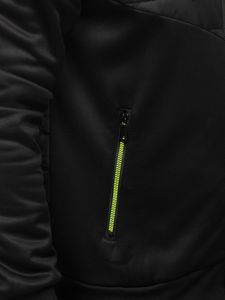 Bolf Herren Übergangsjacke Schwarz  KS2149