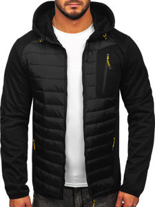 Bolf Herren Übergangsjacke Schwarz  KS2150