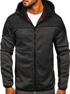 Bolf Herren Übergangsjacke Schwarz  KS2158