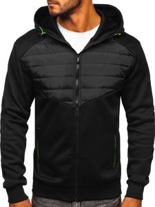 Bolf Herren Übergangsjacke Schwarz  KS2232