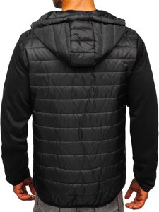 Bolf Herren Übergangsjacke Schwarz  TY12