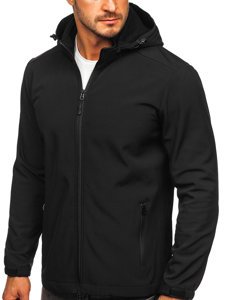 Bolf Herren Übergangsjacke Softshell Jacke Schwarz  HH017