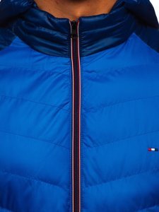 Bolf Herren Übergangsjacke Sport Jacke Blau  1905