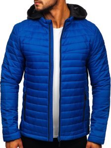 Bolf Herren Übergangsjacke Sport Jacke Blau  AB031