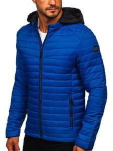 Bolf Herren Übergangsjacke Sport Jacke Blau  AB031