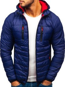 Bolf Herren Übergangsjacke Sport Jacke Dnkelblau  LY1019