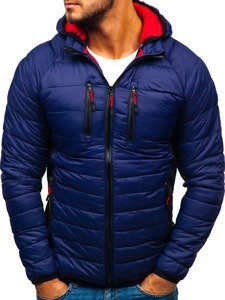 Bolf Herren Übergangsjacke Sport Jacke Dnkelblau  LY1019