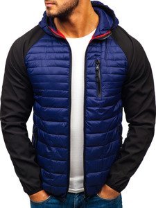 Bolf Herren Übergangsjacke Sport Jacke Dnkelblau  LY1020