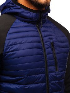 Bolf Herren Übergangsjacke Sport Jacke Dnkelblau  LY1020