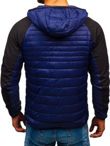 Bolf Herren Übergangsjacke Sport Jacke Dnkelblau  LY1020