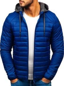 Bolf Herren Übergangsjacke Sport Jacke Dunkelblau  AB033