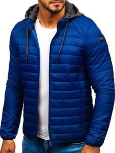 Bolf Herren Übergangsjacke Sport Jacke Dunkelblau  AB033