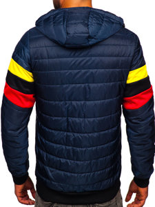 Bolf Herren Übergangsjacke Sport Jacke Dunkelblau  M10021