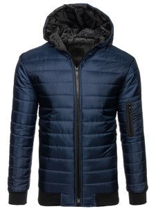 Bolf Herren Übergangsjacke Sport Jacke Dunkelblau MY13M