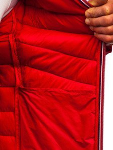 Bolf Herren Übergangsjacke Sport Jacke Rot  LY1016