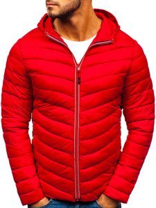 Bolf Herren Übergangsjacke Sport Jacke Rot  LY1016