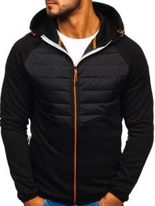 Bolf Herren Übergangsjacke Sport Jacke Schwarz  KS1885