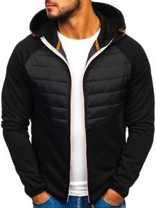 Bolf Herren Übergangsjacke Sport Jacke Schwarz  KS1885