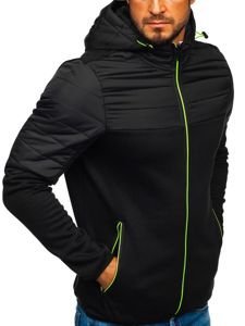 Bolf Herren Übergangsjacke Sport Jacke Schwarz  KS1887