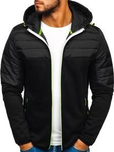 Bolf Herren Übergangsjacke Sport Jacke Schwarz  KS1887