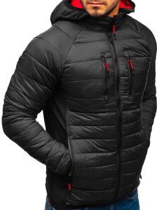 Bolf Herren Übergangsjacke Sport Jacke Schwarz  LY1019