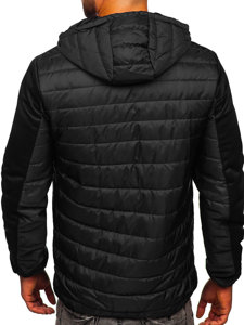 Bolf Herren Übergangsjacke Sport Jacke Schwarz  M10003