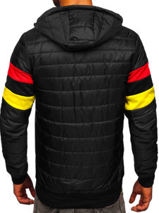 Bolf Herren Übergangsjacke Sport Jacke Schwarz  M10021