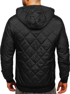 Bolf Herren Übergangsjacke Sport Jacke Schwarz  MY21