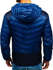 Bolf Herren Übergangsjacke Sportjacke Dunkalblau  1901