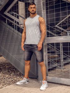 Bolf Herren Uni Tank Top Grau  1205A