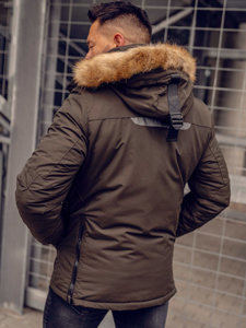 Bolf Herren WInterjacke Grün  1827A