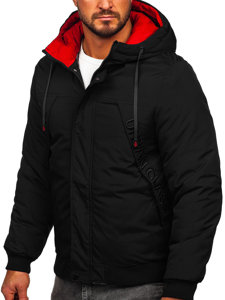 Bolf Herren WInterjacke Schwarz  27M8100