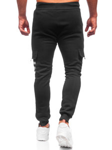 Bolf Herren Warme Hose Cargohose Jogger Pants Schwarz  HW2207