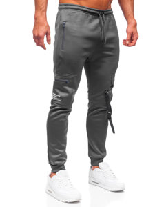 Bolf Herren Warme Hose Cargohose Jogger Pants Schwarzgrau  HW2206