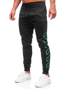 Bolf Herren Warme Hose Jogger Pants Schwarz  HL9161