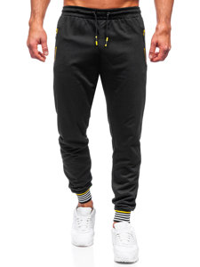 Bolf Herren Warme Hose Jogger Pants Schwarz  K10332