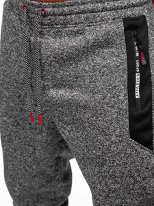 Bolf Herren Warme Sporthose Joggers Anthrazit  Q1100