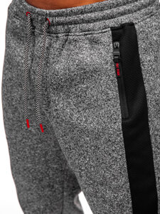 Bolf Herren Warme Sporthose Joggers Anthrazit  Q1102