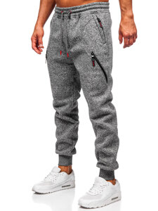 Bolf Herren Warme Sporthose Joggers Anthrazit Q1104