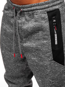 Bolf Herren Warme Sporthose Joggers Anthrazit  Q1200