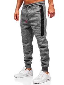 Bolf Herren Warme Sporthose Joggers Anthrazit  Q1201