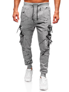 Bolf Herren Warme Sporthose Joggers Cargohose Grau  HSS339