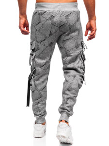 Bolf Herren Warme Sporthose Joggers Cargohose Grau  HSS340