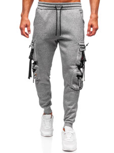 Bolf Herren Warme Sporthose Joggers Cargohose Grau  HSS347