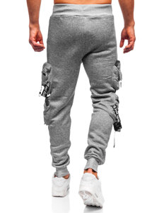 Bolf Herren Warme Sporthose Joggers Cargohose Grau  HSS350