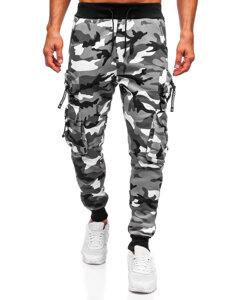 Bolf Herren Warme Sporthose Joggers Cargohose Grau  HSS353