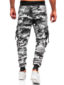 Bolf Herren Warme Sporthose Joggers Cargohose Grau  HSS453