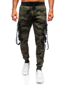 Bolf Herren Warme Sporthose Joggers Cargohose Khaki  HSS112